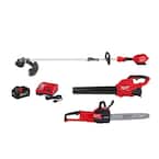 M18 FUEL 18-Volt Lithium-Ion Brushless Cordless QUIK-LOK String Trimmer/Blower Combo Kit with Chainsaw (3-Tool)