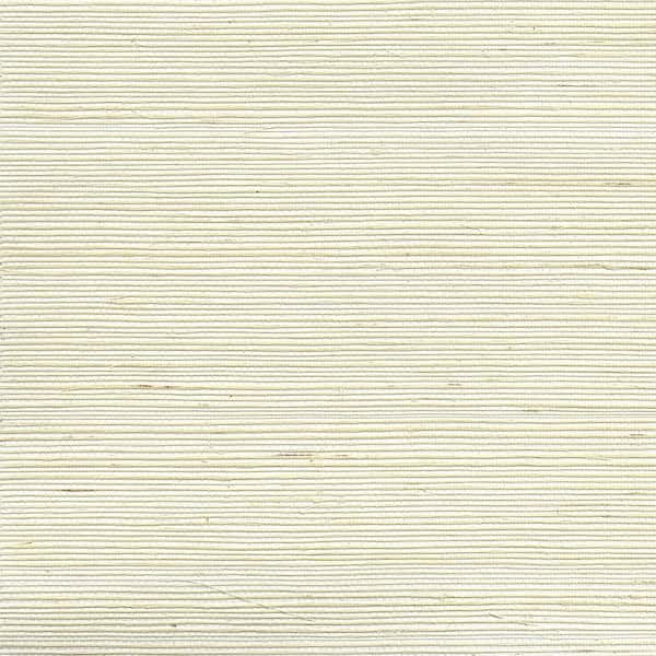 Luoma Off-White Grasscloth Wallpaper Sample