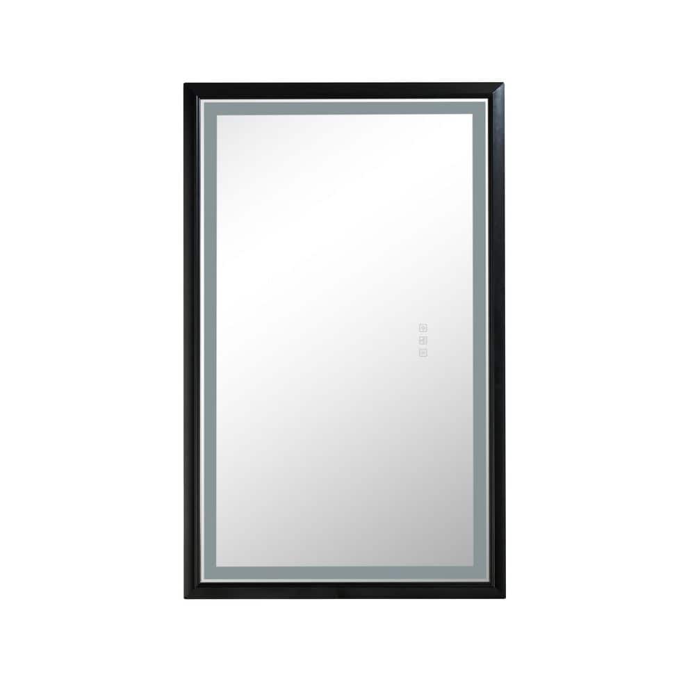 taholi 24 in. W x 36 in. H Large Rectangular Framed Wall Mounted