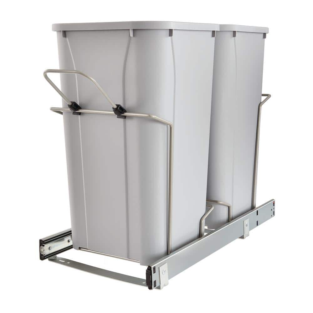 Pull out Rubbish Bin for under sink, soft close — Kitchen Depot