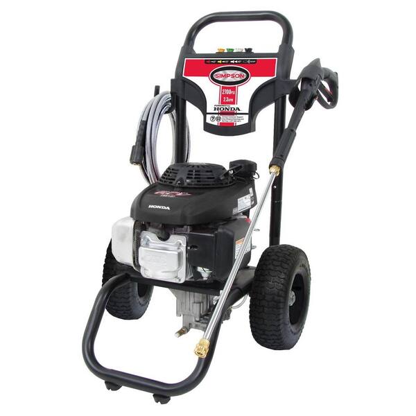 SIMPSON Honda GCV160 MegaShot 2,700 psi 2.3 GPM Gas Pressure Washer