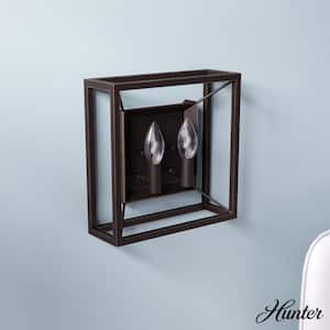 Doherty 2-Light Onyx Bengal Wall Sconce