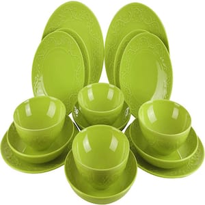 vancasso Stern 16-Piece Green Stoneware Dinnerware Set (Service for 4)  VC-STERN-G-SL - The Home Depot