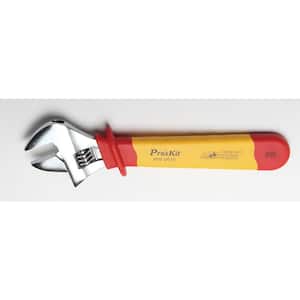 10 in. VDE 1000-Volt Insulated Adjustable Wrench