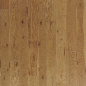 Village Square Gala Oak 0.37 in. T x 6.5 in. W Wirebrushed Engineered Hardwood Flooring (27 sq. ft./case)