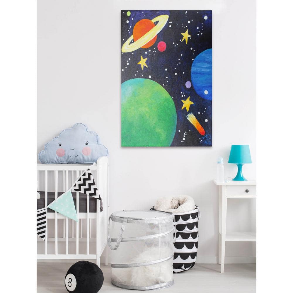"60 in. H x 40 in. W ""Planet Colors"" by Marmont Hill Printed Canvas Wall Art" price history on PriceWatchPro