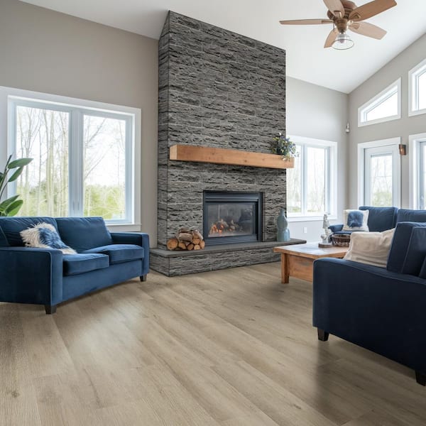 A&A Surfaces Larkview 30 MIL x 9 in. W x 48 in. L Waterproof Click