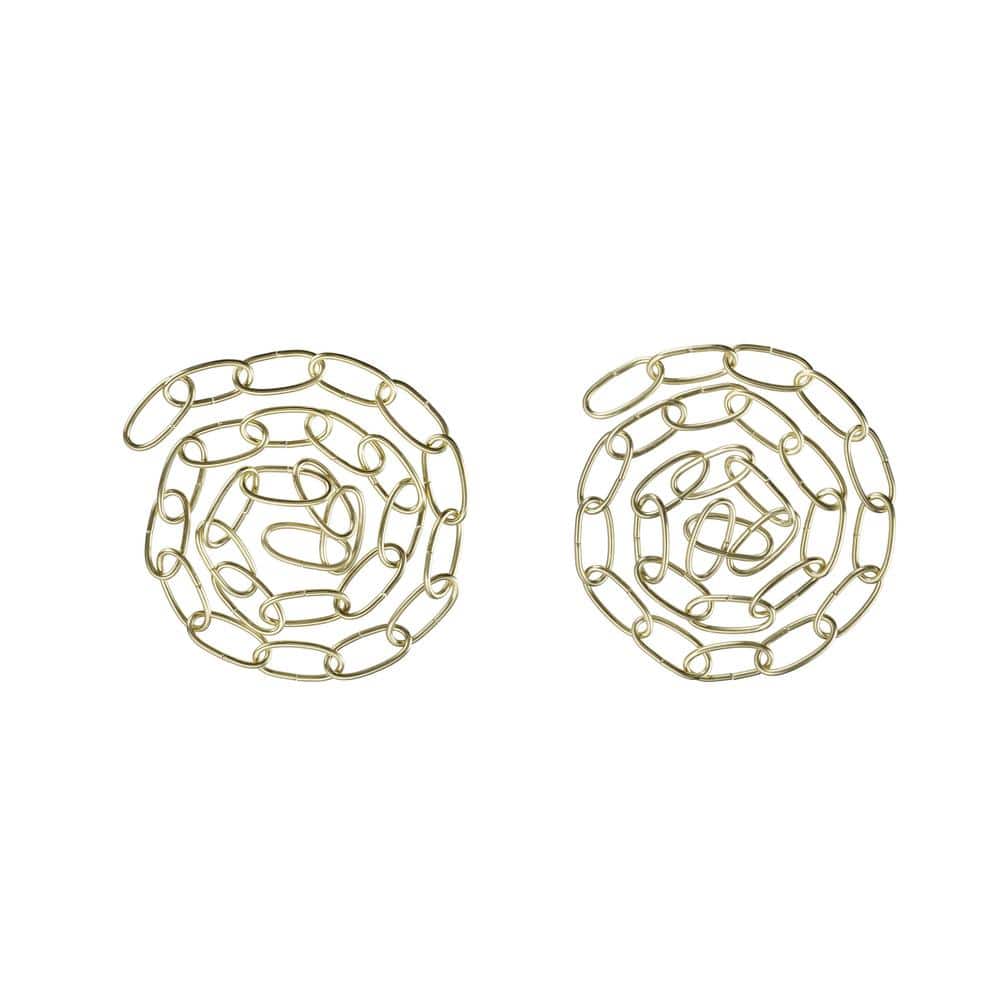 Gold 3 ft. Heavy-Duty Steel Chain for Ceiling Lighting