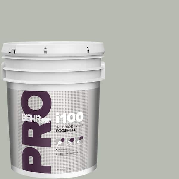 BEHR PRO 5 gal. #HDC-AC-21 Keystone Gray Eggshell Interior Paint