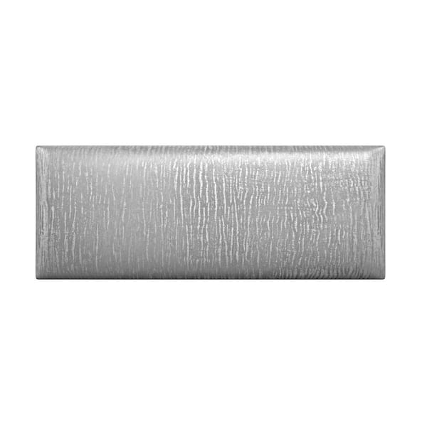 VANT Metallic Silver Twin-King Upholstered Headboards/Accent Wall Panels