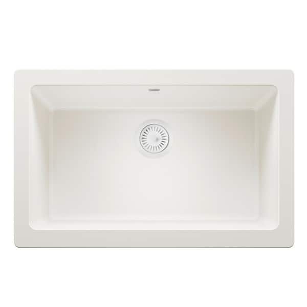 Blanco 3.5 in. Decorative Metal Disposal Flange in White