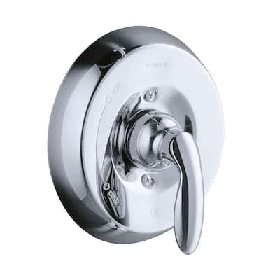 Coralais 1-Handle Valve Trim Kit with Lever Handle in Polished Chrome (Valve Not Included)