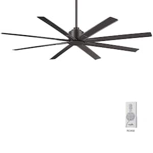Xtreme H20 65 in. Indoor/Outdoor Smoked Iron Ceiling Fan with Remote