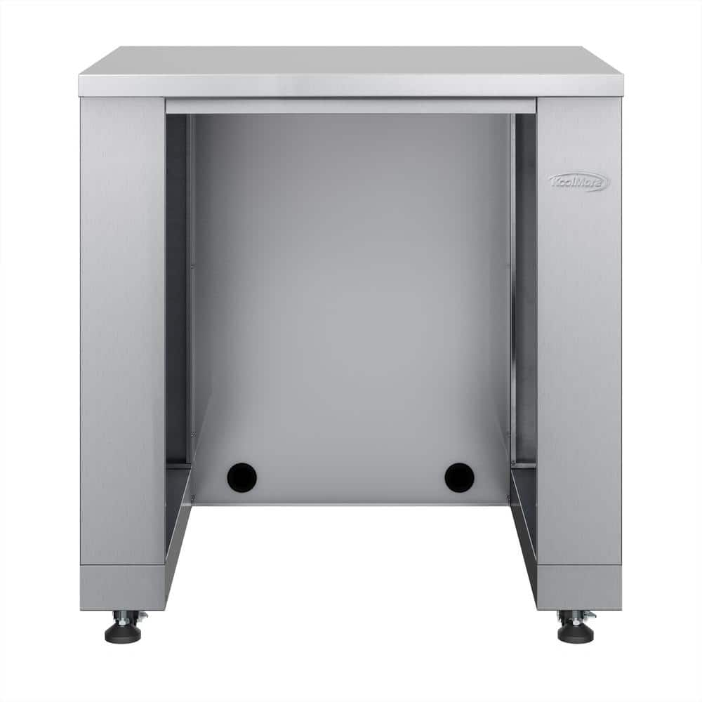 Koolmore KM OKS UCRCAB 32 in. Outdoor Cabinet Kitchen for Refrigerator in Stainless Steel