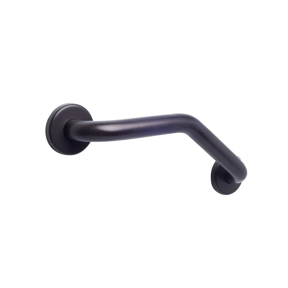 CSI Bathware 14 in. x 1.25 in. Concealed Screw Boomerang Grab Bar in