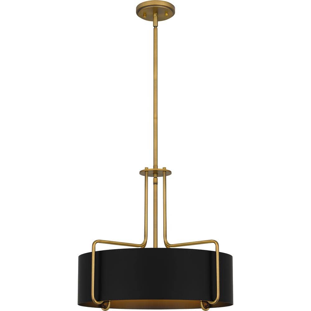 Hanley 4-Light Aged Brass Standard Pendant price history on PriceWatchPro