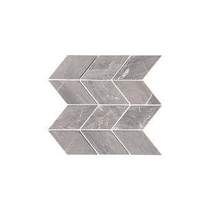 EpicClean Milton Glamour Polished 10 in. x 12 in. Color Body Chevron Mosaic Tile (0.75 sq. ft./Each)