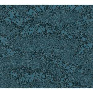 Strippable Hornbeam Blue Tree Wallpaper