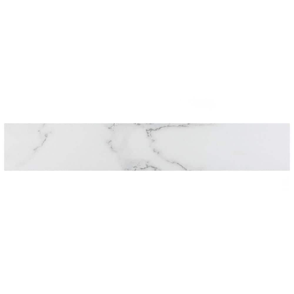 Tinos White 3-1/8 in. x 17-3/8 in. Porcelain Floor and Wall Tile (12.0 sq. ft. /Case) price history on PriceWatchPro