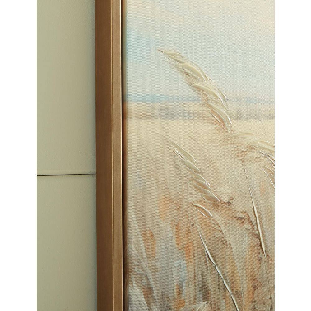 Expansive Plains-Inspired Canvas Wall Art, 40" x 40"