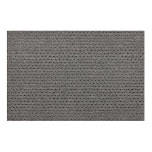 Pin Dot Dark Gray/Black 2 ft. 6 in. x 3 ft. 10 in. Indoor Area Rug