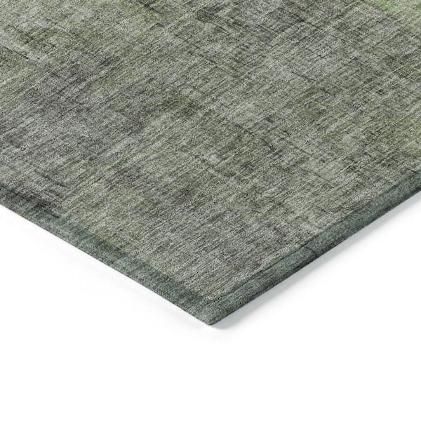 Chantille Machine Washable Indoor/Outdoor Abstract ACN1759 Fern 8 ft. x 10 ft. Area Rug
