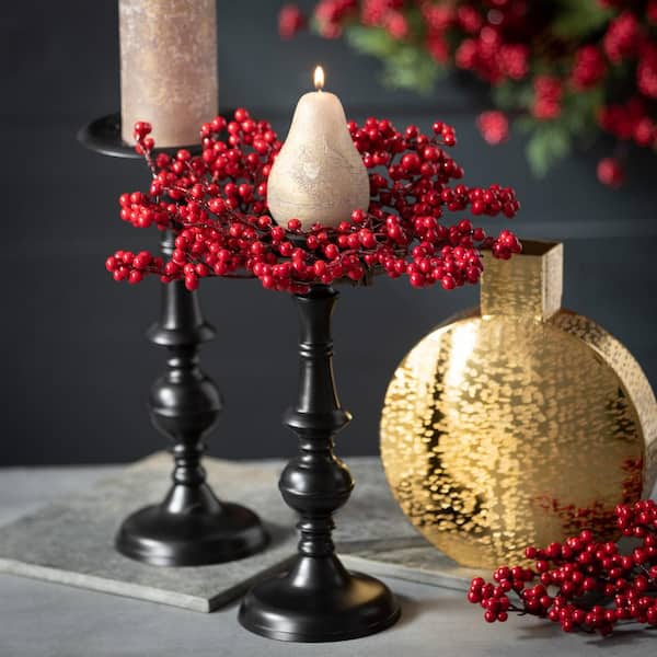 Red Berry Collection 4-Piece Set Unlit
