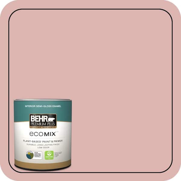 1 qt. #S150-2 Tea Room Semi-Gloss Enamel EcoMix Plant-Based Interior Paint & Primer
