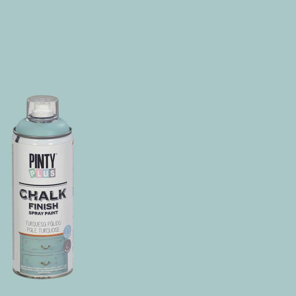 11.82 oz. Pale Turquoise Chalk Finish Spray Paint -  PINTY PLUS, NOV 796