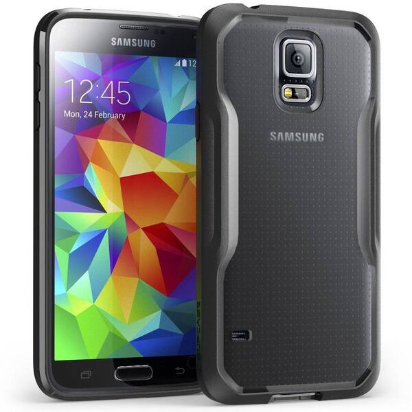 Unbranded SUPCASE Unicorn Beetle Hybrid Bumper Case for Samsung Galaxy S5, Black