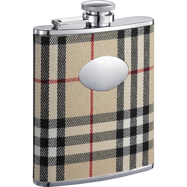 Visol Gabriella Plaid Wrap Liquor Flask