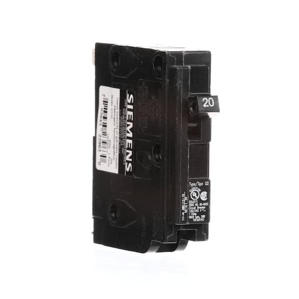 Siemens 20 Amp Single-Pole Type QD Replacement Circuit Breaker