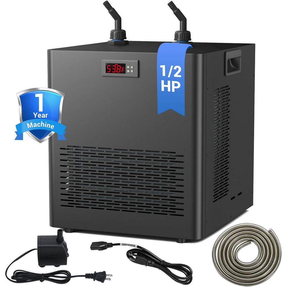 1/2 HP 500L 115V Aquarium Hydroponic Ice Bath Water Chiller with Titanium Coil and Digital Temperature Control price history on PriceWatchPro