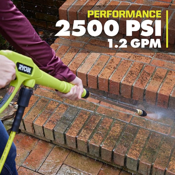RYOBI 2500 PSI 1.2 GPM High Performance Cold Water Electric