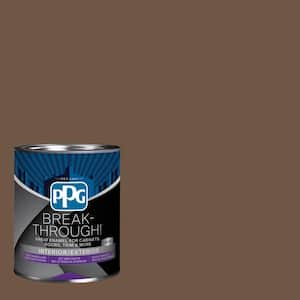 1 qt. PPG15-13 Chocolate Truffle Satin Door, Trim & Cabinet Paint