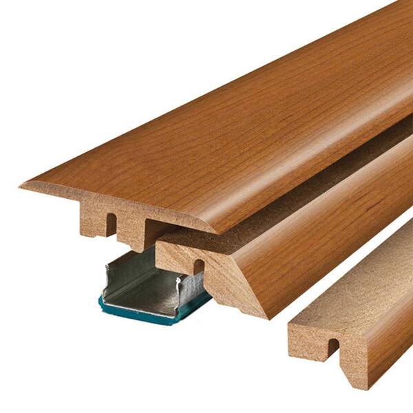 Pergo Kingston Cherry 3/4 in. Thick x 2-1/8 in. Wide x 78-3/4 in. Length Laminate 4-in-1 Molding