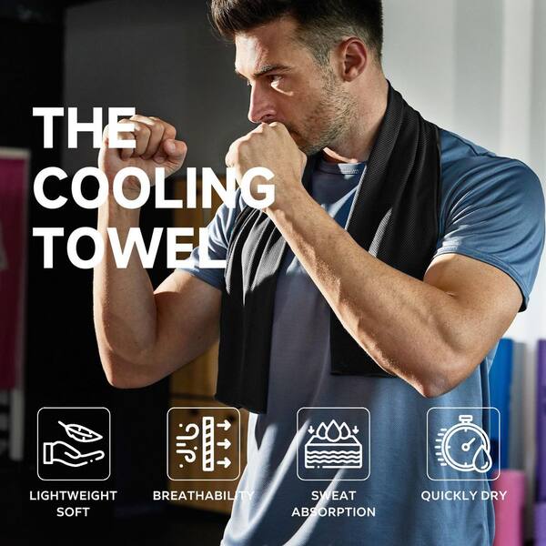Soft Breathable Cooling Towel for Sports, Yoga, Gym, and Outdoor ...