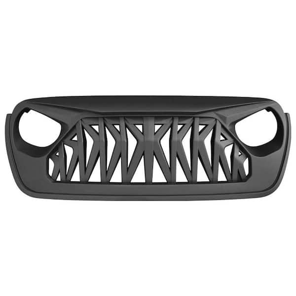 Fog Lamp Frame With Two Holes Front Bumper Mesh Grille Automotive