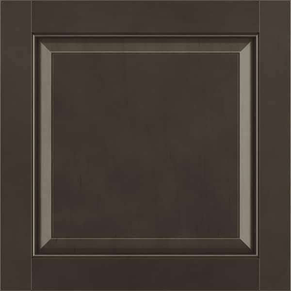 American Woodmark Westerly 11 9/16-in. W x 3/4-in. D x 11 1/2-in. H in Maple Slate Cabinet Door Sample