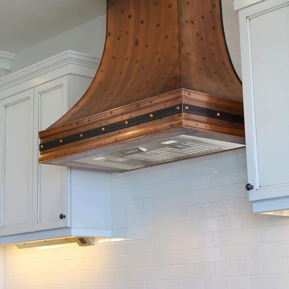 Nauxus 36" Stainless Steel Insert Range Hood with Charcoal Filter