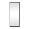 Litton Lane 60 in. x 24 in. Rectangle Framed Black Wall Mirror 041951 ...