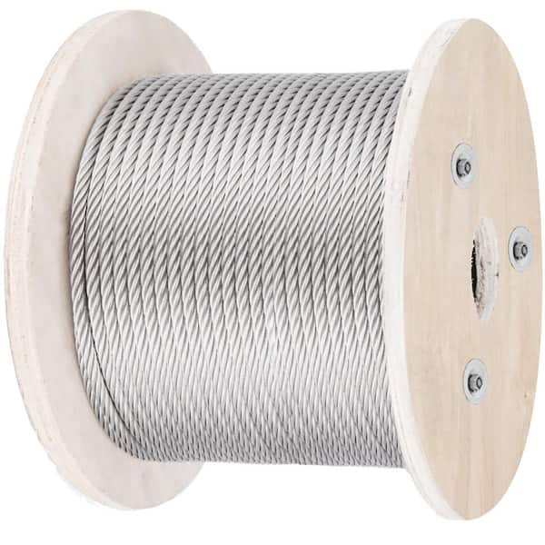 Cable 5/32 1x19 Stainless Steel Cable T304 500 Foot Reel