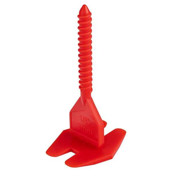 LASH360 Red 1/8 in. W In-line Stems Tile Leveling System 300-Pack