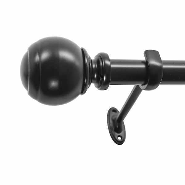 Montevilla 18 in. - 36 in. 7/8 in. Ball Rod in Espresso