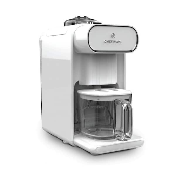 CHEFWAVE Milkmade Auto Clean White Non-Dairy Milk Maker with 6-Plant-Based Programs