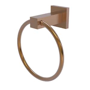 Montero Collection Towel Ring in Brushed Bronze