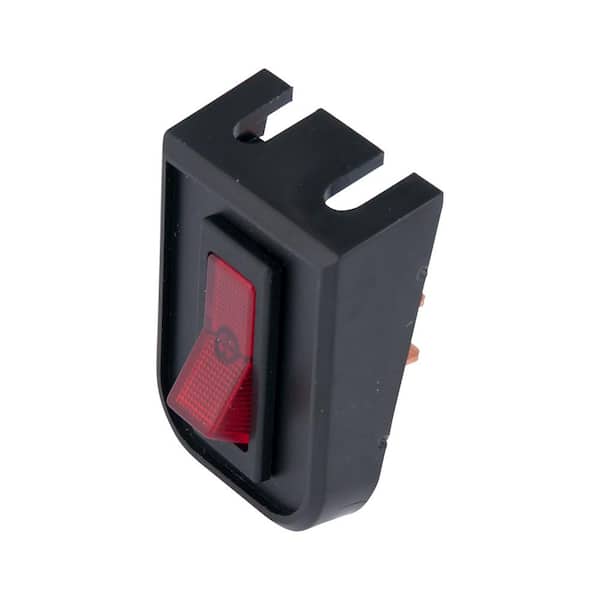 Calterm 20 Amp Red Illuminated Toggle Switch and Bezel