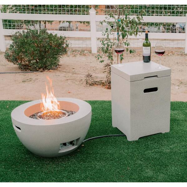 Tank Cover Storage Box, Can You Put A Propane Tank Under Fire Pit