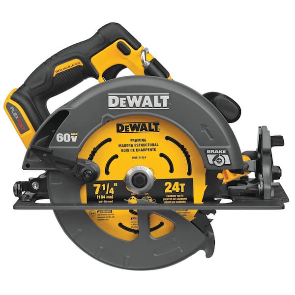 FLEXVOLT 60V MAX Cordless Brushless 7-1/4 in. Circular Saw with Brake (Tool Only)