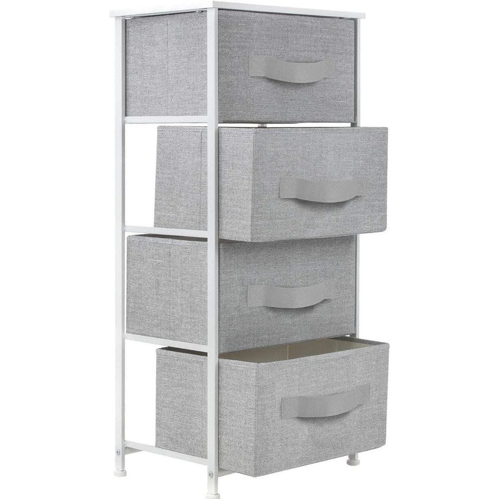 Sorbus Fusion 4-Drawer Nursery Dresser in White with Deep Soft-Close Drawers